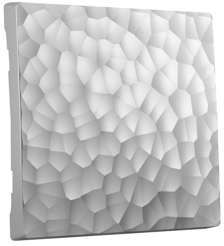 Лицевая панель Werkel Hammer для 1-кл. выключателя серебряный фото Лицевая панель Werkel Hammer для 1-кл. выключателя серебряный картинка